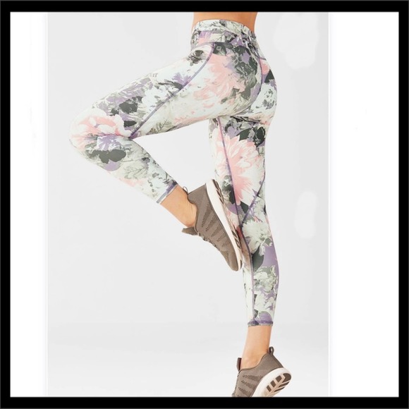 Fabletics Gia Printed Powerlite Capri Leggings - Picture 3 of 5